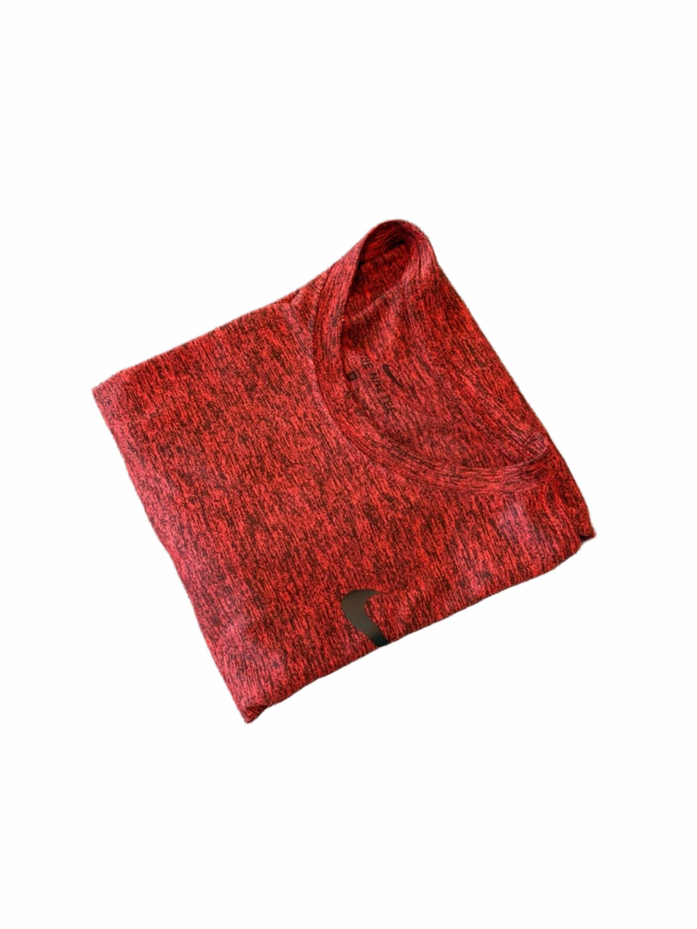Nike Men's Red Heather Crewneck Dri Fit Tee Size Medium